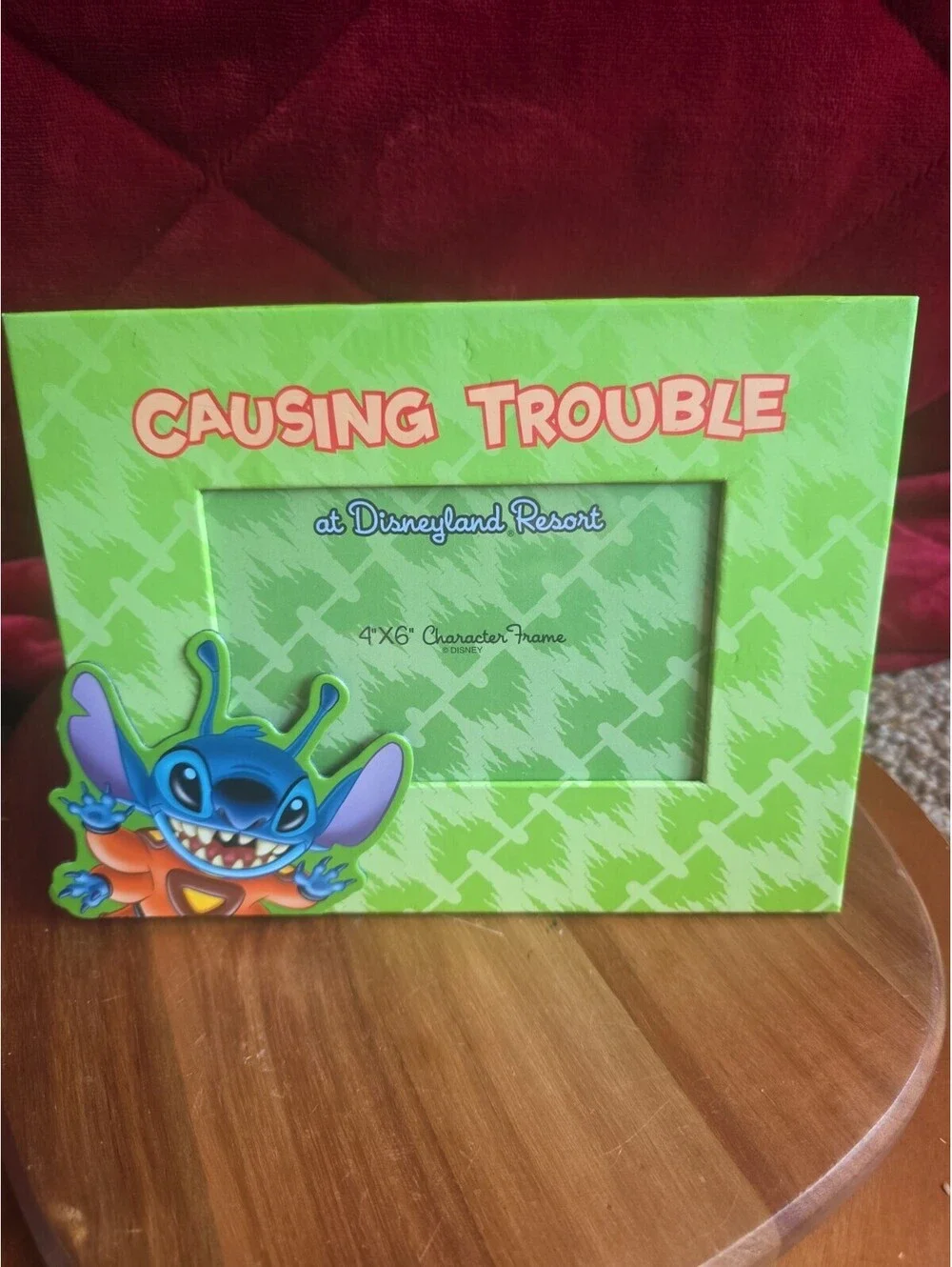 Disney Lilo and Stich Causing Trouble Cardboard Picture Frame